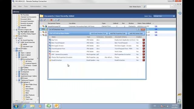 FileHold Document Management Software - Email Extraction Rule смотреть онлайн