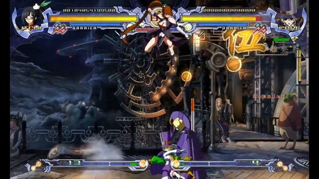 BlazBlue Calamity Trigger - Litchi stage 2 (arcade) - Xbox on Windows 8.1 PC смотреть онлайн