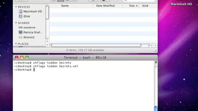 How to Hide Files in Mac OS X Snow Leopard смотреть онлайн