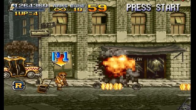 Metal Slug X : Super Vehicle - 001 - Tarma - Super Shotgun Longplay смотреть онлайн