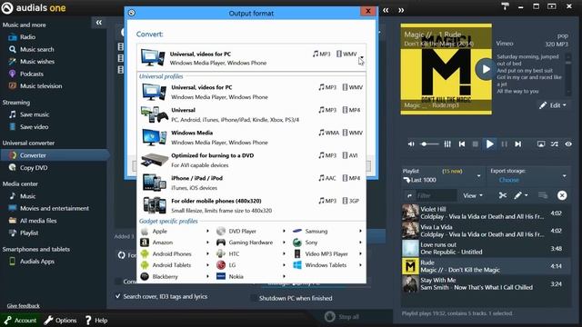 Audials 12 in 120 Seconds: Audio and Video Converting смотреть онлайн