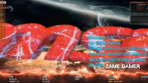 [4test] Xeon E5-2678 v3 MSI Kombustor 4 x64 MSI Kombustor 4 x64