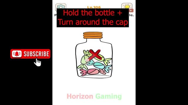 Tricky Brain Story Dop Puzzle LEVEL 106 Please help me open this candy bottle - New Update Gameplay смотреть онлайн