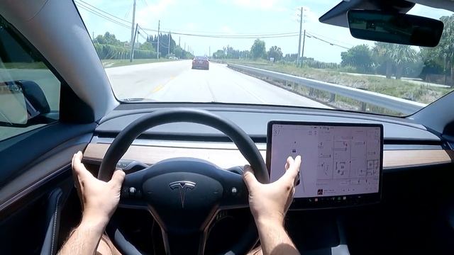 2022 Tesla Model 3 Performance POV drive - Tsunami of torque! смотреть онлайн