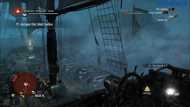 Assassin's Creed IV: Black Flag | Walkthrough Part 28 - The Fireship (100% Full Sync) [HD] смотреть онлайн