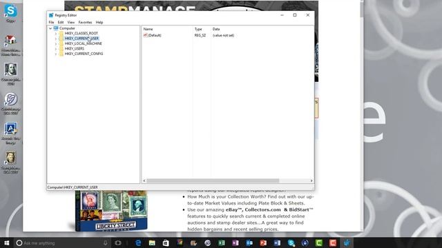 Using REGEDIT.EXE with StampManage смотреть онлайн