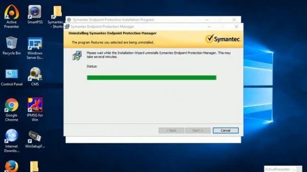 How To UnInstall Symantec Endpoint Protection Manager Antivirous