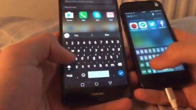 Huawei p9 lite android 6.0 VS iPhone 5 ios 10.1.1 смотреть онлайн