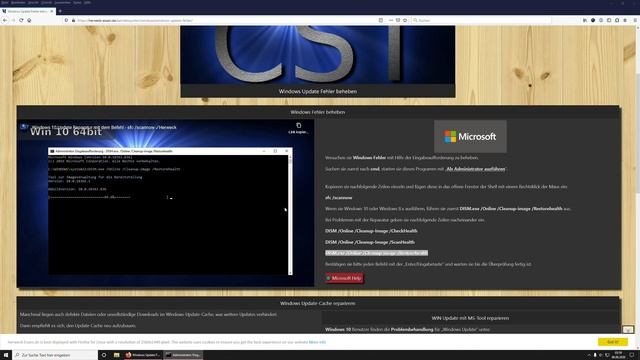 Windows 10 Pro 64 Bit Update Reparatur mit DSIM.exe ✓Herweck смотреть онлайн