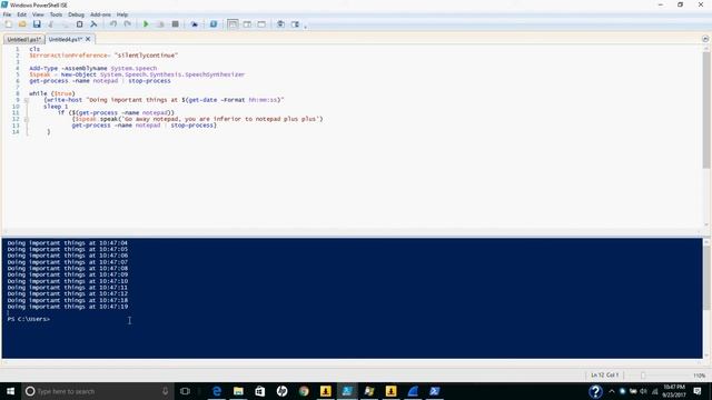 Multithreading with jobs in powershell- kill notepad смотреть онлайн