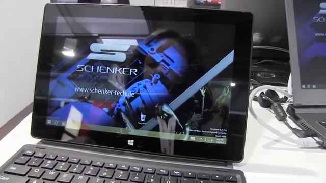 Schenker Element 10 inch BayTrail-CD Windows 8.1 Tablet Hands On смотреть онлайн