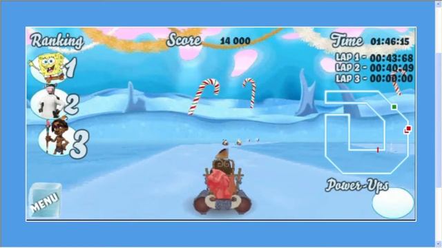Nicktoons: 3D Snow Kart Rally | Flashback смотреть онлайн