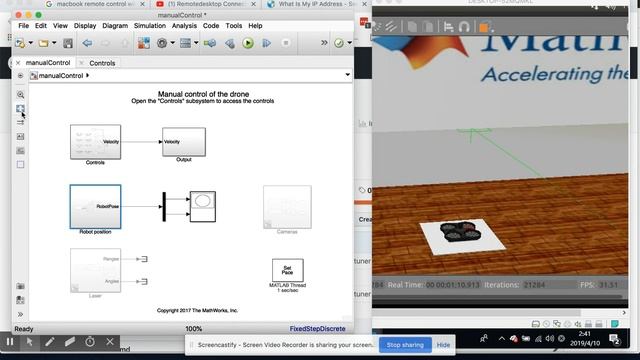 Gazebo-MATLAB drone simulator смотреть онлайн