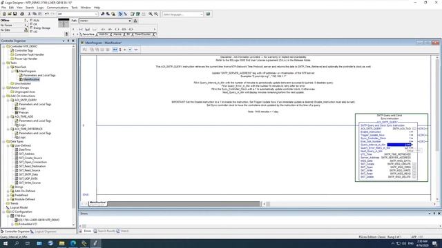 Studio 5000 | Update เวลาจาก NTP server смотреть онлайн