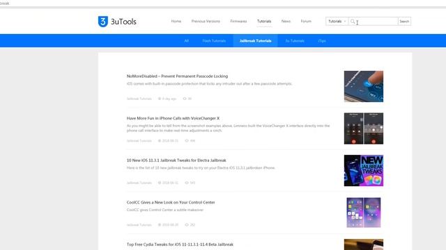 How to find the jailbreak tutorials on 3uTools? смотреть онлайн