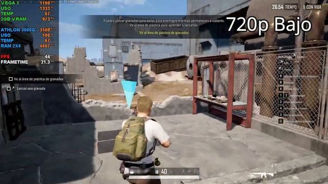 PUBG | Athlon 3000G - 8GB RAM | +40 FPS!!! смотреть онлайн