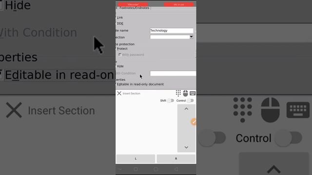 How to insert a section in Andr Open Office👍 смотреть онлайн