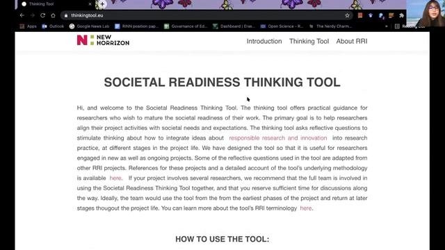 NewHoRRIzon Final Conference | Societal Readiness Thinking Tool смотреть онлайн
