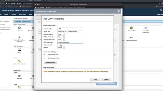 Qradar LDAPS Configuration смотреть онлайн
