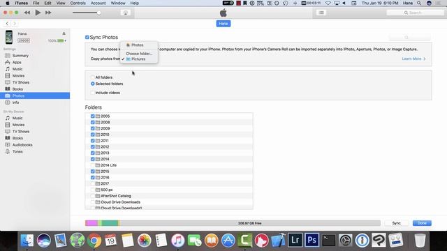 How to Sync Photos to Your iPhone With iTunes macOS смотреть онлайн