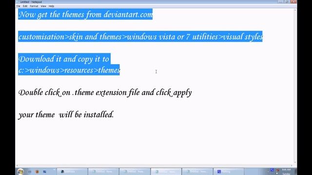 How to apply themes in windows vista and windows 7 смотреть онлайн