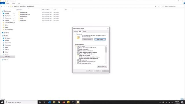 How to Show Hidden Files in Windows 10! смотреть онлайн