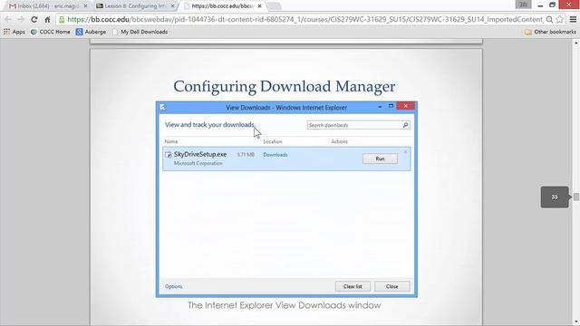Lesson 8 Lecture - Configuring Internet Explorer смотреть онлайн