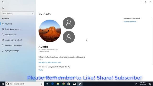 How to Change Default Account Picture in Windows 10 (Tutorial) смотреть онлайн