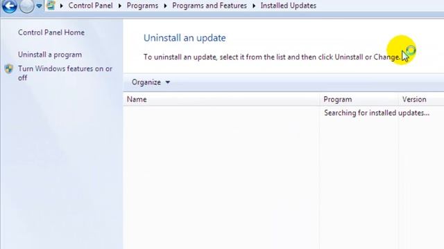 How to uninstall updates in Windows 7 смотреть онлайн