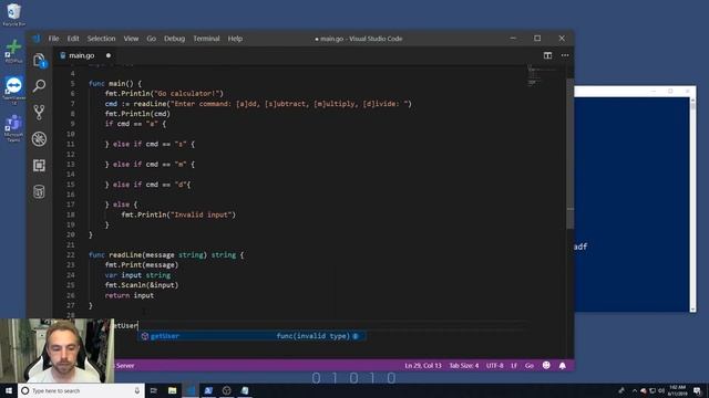 Golang Project Learning: Simple Calculator in Go #learnprogramming смотреть онлайн