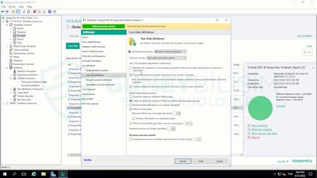 Kaspersky Endpoint Security for Windows Bitlocker Disk Şifreleme #66 смотреть онлайн