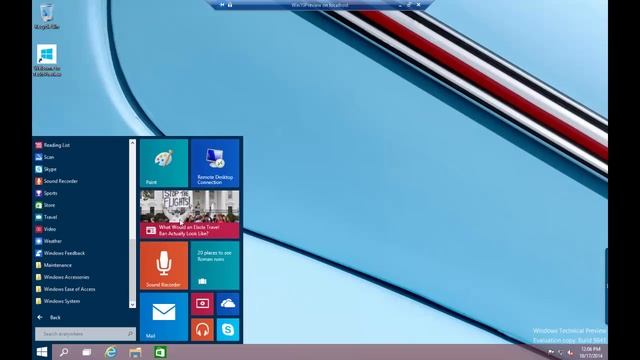 Windows 10 Start Menu: A Quick Look At The Preview Edition смотреть онлайн