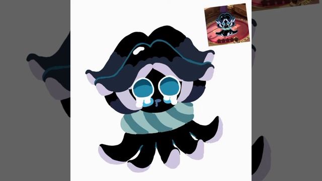 Squid Ink Cookie 🦑🍪 SpeedArt смотреть онлайн