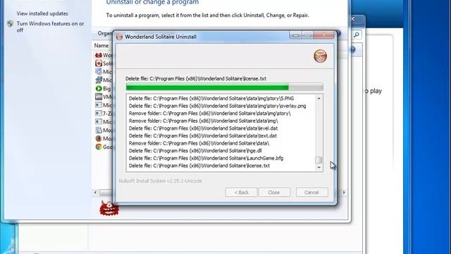 Uninstall Wonderland Solitaire смотреть онлайн