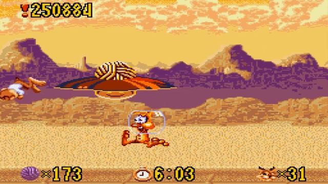 Bubsy in Claws Encounters of the Furred Kind (1993 / Mega Drive - PAL) смотреть онлайн