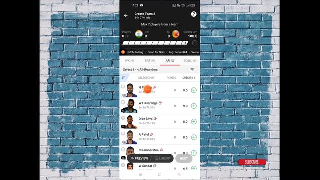 Select 1-5 All-Rounders in dream 11 / dream 11 team me kitne All-Rounders rakh sakte hai смотреть онлайн