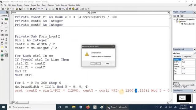 make analog clock in vb | Visual Basic Tutorial смотреть онлайн