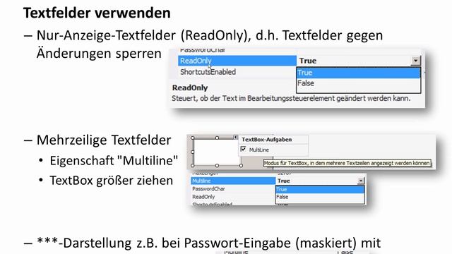 SE0707 Bezeichungs- und Textfelder (Label, TextBox) - VB.NET Oberflächen und Ereignisprogrammierung смотреть онлайн