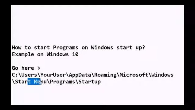 How to start windows programs on windows start up смотреть онлайн