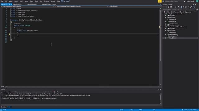Entity Framework I Demo смотреть онлайн