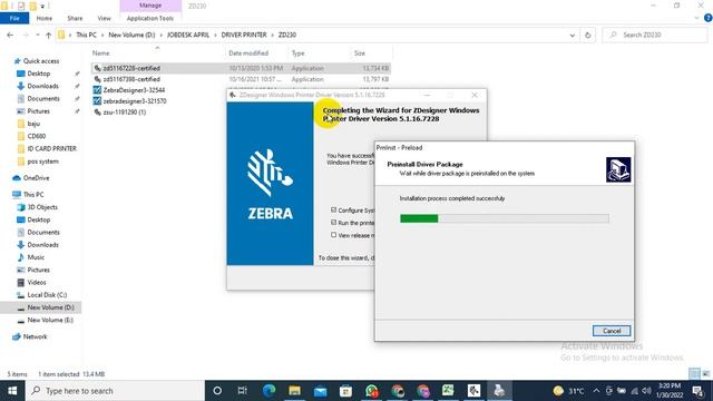 cara instal driver zebra zd230 work 100% смотреть онлайн