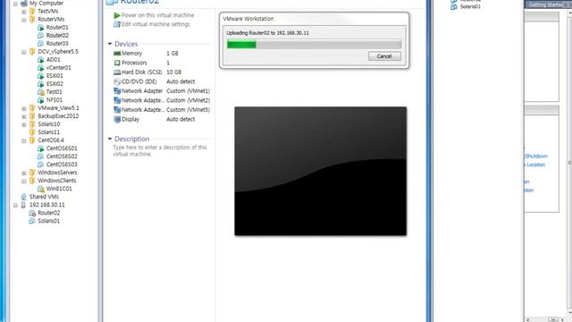 How to upload a virtual machine in VMware Workstation to VMware vSphere смотреть онлайн