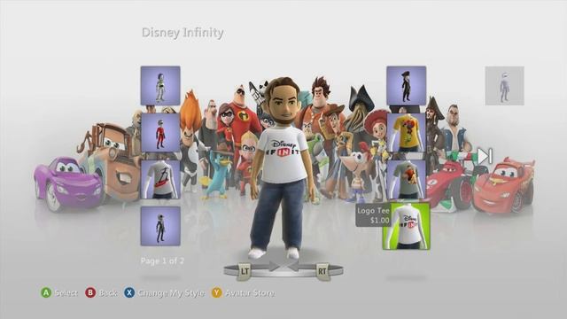 Disney Infinity Xbox Live Marketplace Avatar Items смотреть онлайн