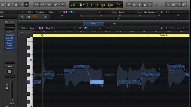 LOGIC PRO X Flex Pitch