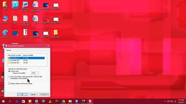 How to Set Delete Conformation Alert While Deleting the File in Windows 10 смотреть онлайн