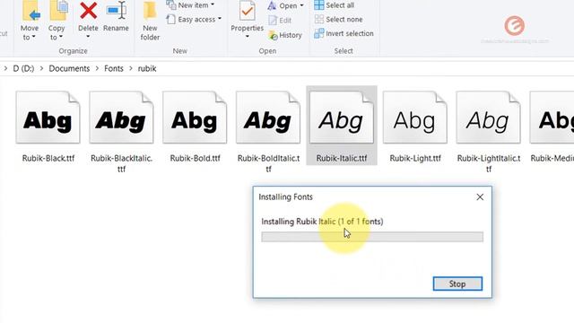 How To Install Fonts In Windows 10 - 2 Easy Ways смотреть онлайн