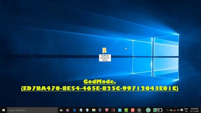 ENABLE GOD MODE IN WINDOWS 7/8/10 смотреть онлайн