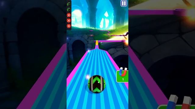 Sky Rolling Ball 3D Gameplay Speedrun Level 327 Android iOS смотреть онлайн