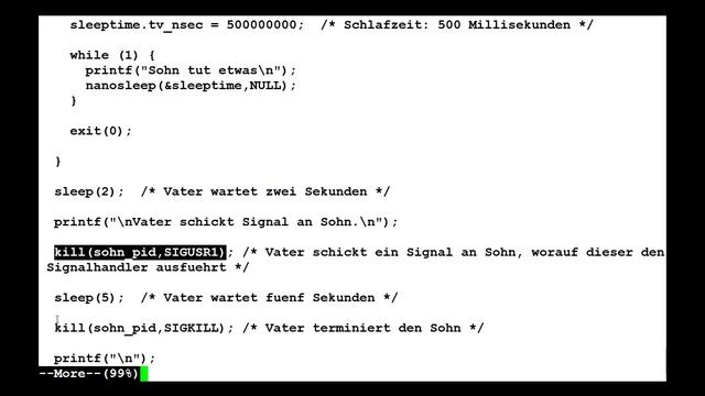 UNIX/Linux: Signale смотреть онлайн