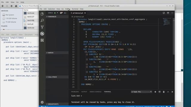 vsCode and winPL1, always 32 bit Linux смотреть онлайн